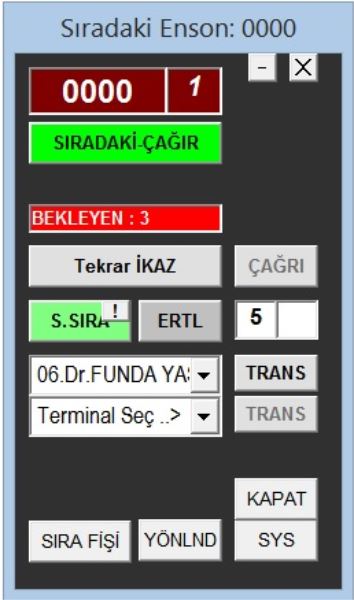 QPAD-08 Sıramatik Kumanda Terminali